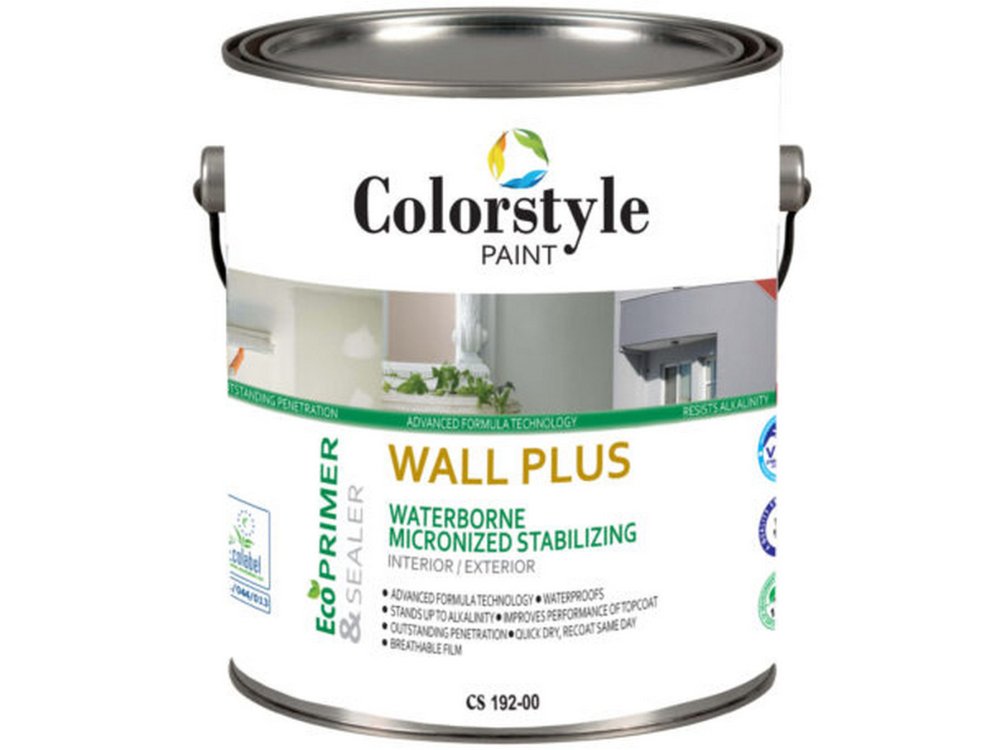 Colorstyle CS 192 Wall Plus Οικολογικό Ακρυλικό Μικρονιζέ Υπόστρωμα Νερού 0,75Lt 