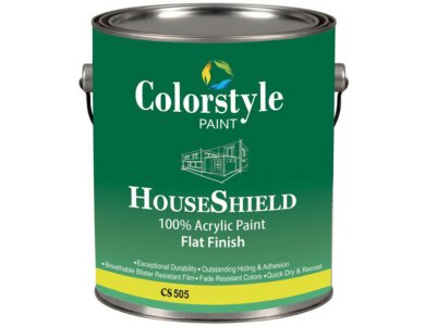 Colorstyle 505 Houseshield Λευκό 1Lt 100% Ακρυλικό Χρώμα Ματ για Εξωτερική Χρήση