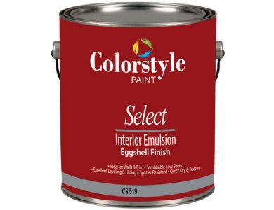 Colorstyle Paint 519 Select Λευκό 10Lt Βελουτέ Πλαστικό Χρώμα για Εσωτερική Χρήση