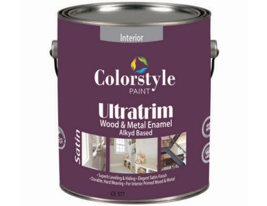 Colorstyle CS 577 Ultratrim Wood & Metal Λευκή 0,75Lt Pιπολίνη για Ξύλα και Μέταλλα Σατινέ 