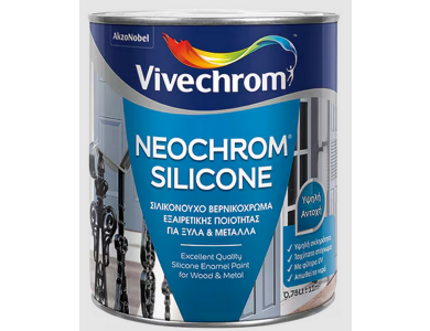 Vivechrom Neochrom Silicone 83 Χρυσό 0,180Lt Σιλικονούχο Βερνικόχρωμα για Μέταλλα και Ξύλα